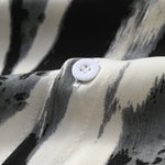 Brushstroke Print Button Up Shirt