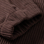 3 Pieces Corduroy Hoodie With Kangaroo Pocket