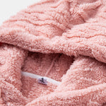 Geometric Jacquard Teddy Hoodie