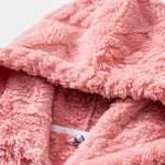 Geometry Jacquard Teddy Hoodie