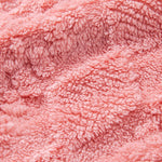 Geometry Jacquard Teddy Hoodie