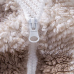 Quarter Zip Plaid Teddy Sweatshirt