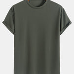 Solid Textured T-Shirt