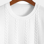 Twist Jacquard Arc Hem T-Shirt