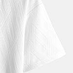 Relax Fit Diamond Jacquard T-Shirt