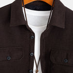 Teddy Lined Long Sleeve Corduroy Shirt