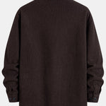 Teddy Lined Long Sleeve Corduroy Shirt