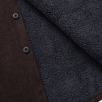 Teddy Lined Long Sleeve Corduroy Shirt