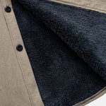 Teddy Lined Long Sleeve Corduroy Shirt