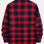Flannel Fleece Lined Plaid Button Up Shirt