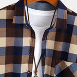 Flannel Fleece Lined Plaid Shirt