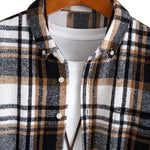 Flannel Plaid Button Up Shirt