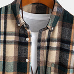 Flannel Plaid Button Up Shirt
