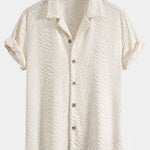 Animal Texture Terry Cuban Shirt & Shorts