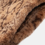 Faux Fur Serpentine Hooded Vest