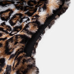 Faux Fur Leopard Hooded Vest
