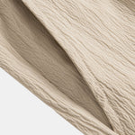 Crinkled Textured Drawstring Shorts
