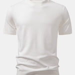 Solid Knitted Sweater T-Shirt
