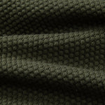 Pineapple Texture Knitted Polo Shirt