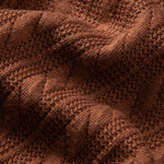 Stripe Jacquard Crew Neck Sweater