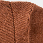 Geometric Jacquard Mock Neck Sweater