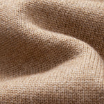 Heavyweight Geometric Jacquard Mock Neck Sweater
