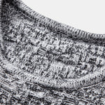 Contrast Crew Neck Knit Sweater