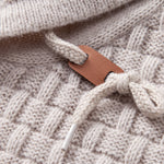 Textured Hooded Sweater