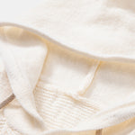 Color Block texture Hooded Sweater