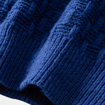 Color Block texture Hooded Sweater