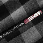 Teddy Lined Flannel Plaid Hoodie