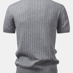 Twist Knitted Henley Shirt
