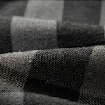 Teddy Lined Flannel Plaid Hoodie