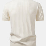 Twist Knitted Henley Shirt & Slim Fit Tapered Trousers