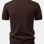 Twist Knitted Henley Shirt