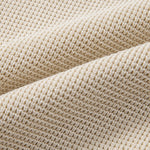 Waffle Textured Knitted Henley Shirt