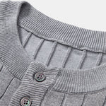 Twist Knitted Henley Shirt