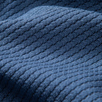 Textured Crochet Knitted Polo Shirt