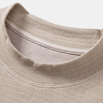 Textured Mock Neck T-Shirt