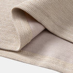 Textured Mock Neck T-Shirt