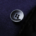 Stand Collar Wool Blend Overcoat