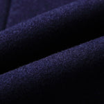 Stand Collar Wool Blend Overcoat
