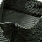 Quarter Zip Corduroy Raglan Sleeve Sweatshirt & Straight Leg Corduroy Pants