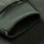 Quarter Zip Corduroy Raglan Sleeve Sweatshirt