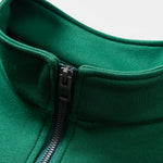 Relax Fit Mountain Print Quarter Zip Sweatshirt