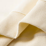 Relax Fit Contrast Polo Sweatshirt & Straight Leg Pleated Pintuck Sweatpants