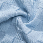 Checkerboard Textured Button Up Shirt