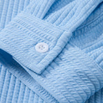 Long Sleeve Muscle Fit Ribbed Stand Collar Shirt