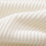 Long Sleeved Knitted Waffle Polo Shirt & Drawstring Knitted Waffle Pants