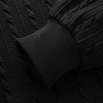 Relax Fit Twist Jacquard Zip Up Hoodie